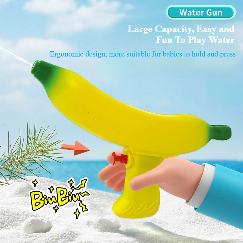 ตลกกล้วยน้ําปืนกดผลไม้ปืนฤดูร้อนสระว่ายน้ําเล่นน้ําต่อสู้ของเล่นสําหรับ Beach Battle เกมวันหยุด