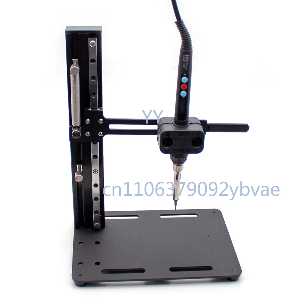 

DIY Vertical Heat Set Insert Tool Pressing Machine Hot Melt Brass Knurled Nut Embedded Insertion Soldering Iron 3D Printed Parts