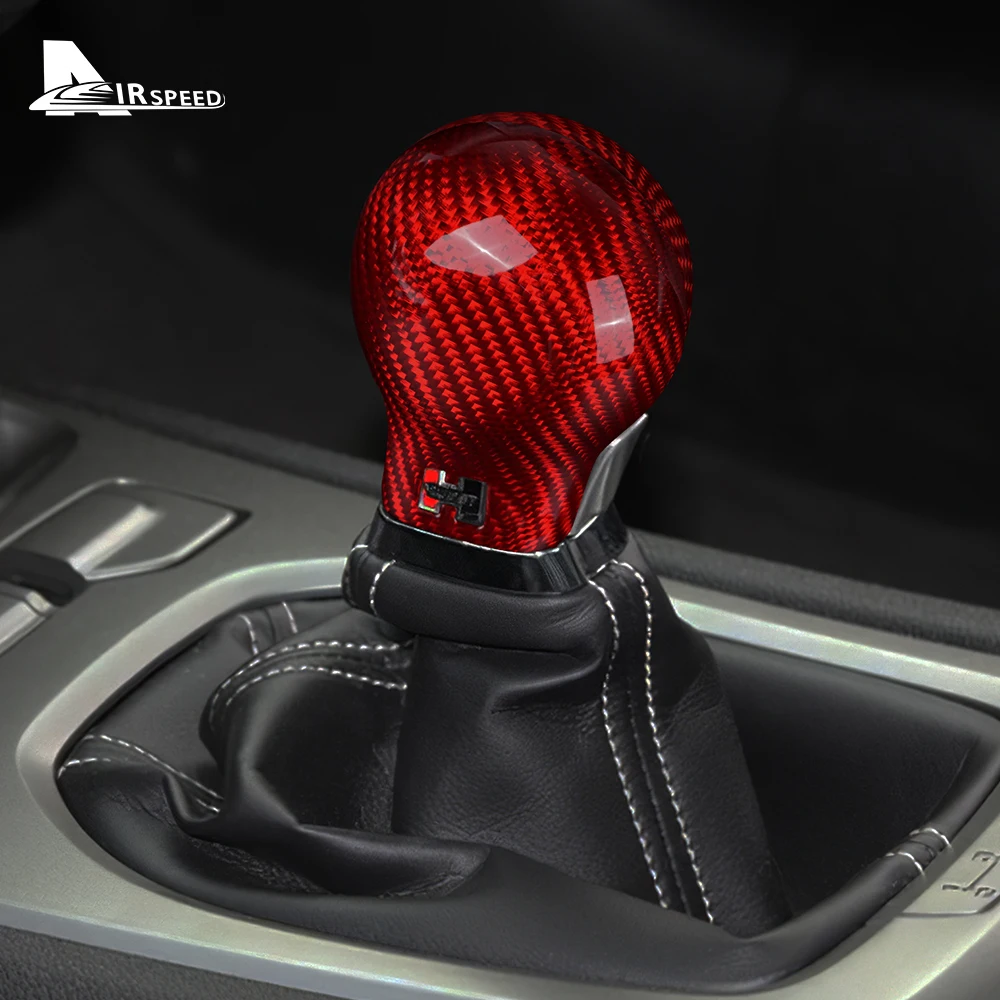 

Real Carbon Fiber Car Gear Head Shift Knob Grain Sticker Cover For Chevrolet Camaro 2010 2011 2012 Interior Trim Accessories