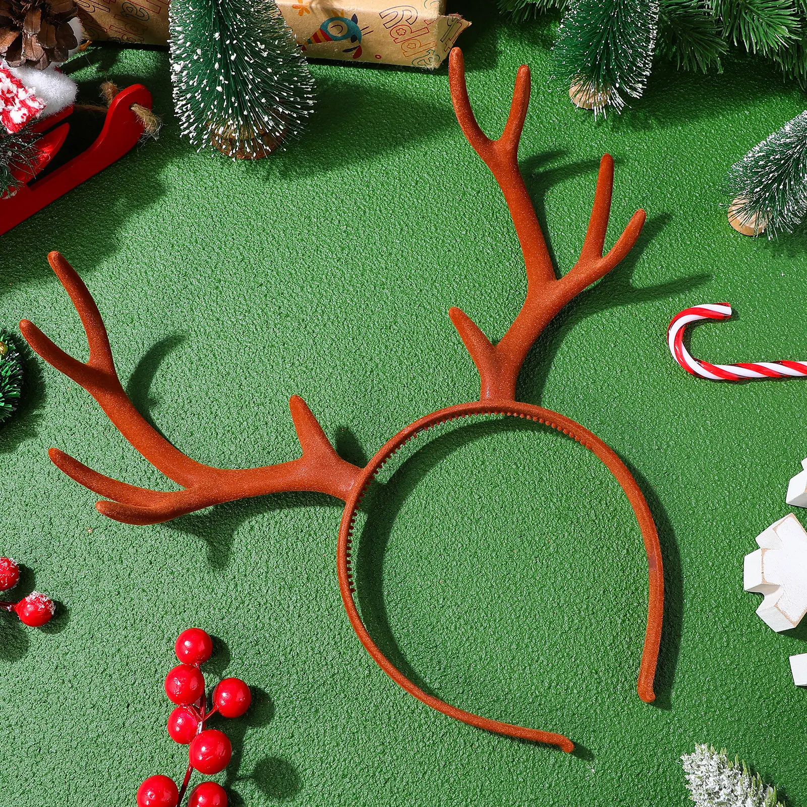 

Праздничный ободок для волос с рогами оленя из черного ПВХ для женщин и девушек, аксессуар для Хэллоуина, Рождества, вечеринок, костюмов, косплея, фестивалей