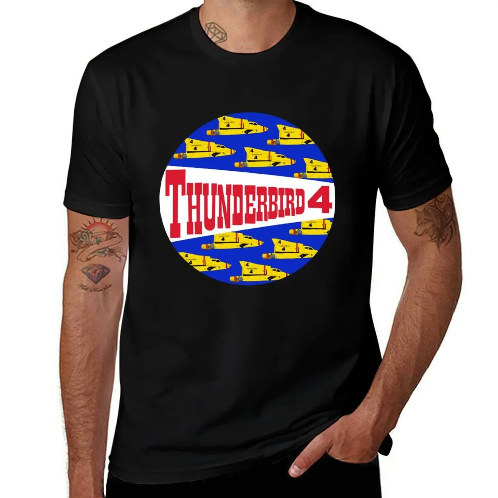

Thunderbirds 4 Sea Craft Piloted by Gordon Tracy T-Shirt cute tops topping vintage graphic tee oversized t shirts for men