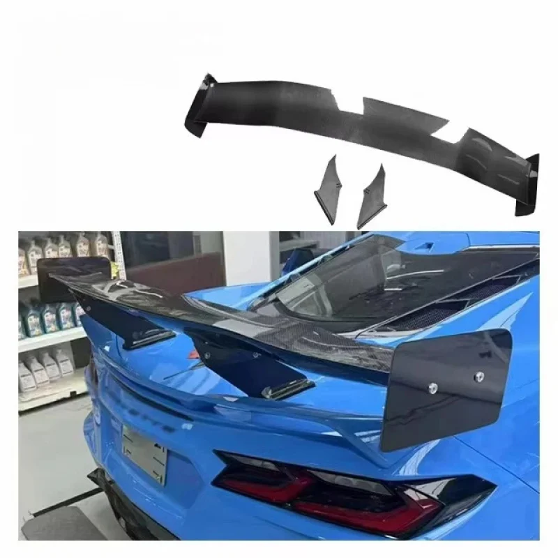 

Body Kit For Chevrolet Corvette C8 Upgrade GT Style Carbon SpoilerCorvette C8 GT Style Carbon Fiber Rear Spoiler Wing