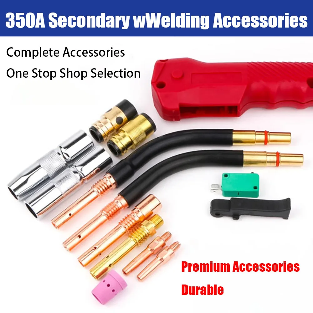 

Аксессуары для сварочного пистолета 350А, защитное сопло, проводящее сопло, шатун, изоляционная втулка, подача проволоки