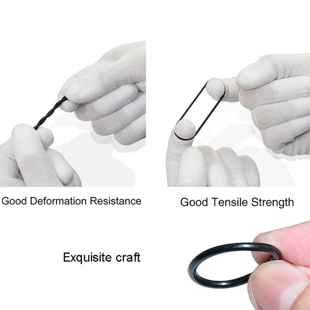 225 قطعة/الحقيبة المطاط الأسود يا الدائري تشكيلة غسالة طوقا ختم O-حلقة عدة 18 أحجام