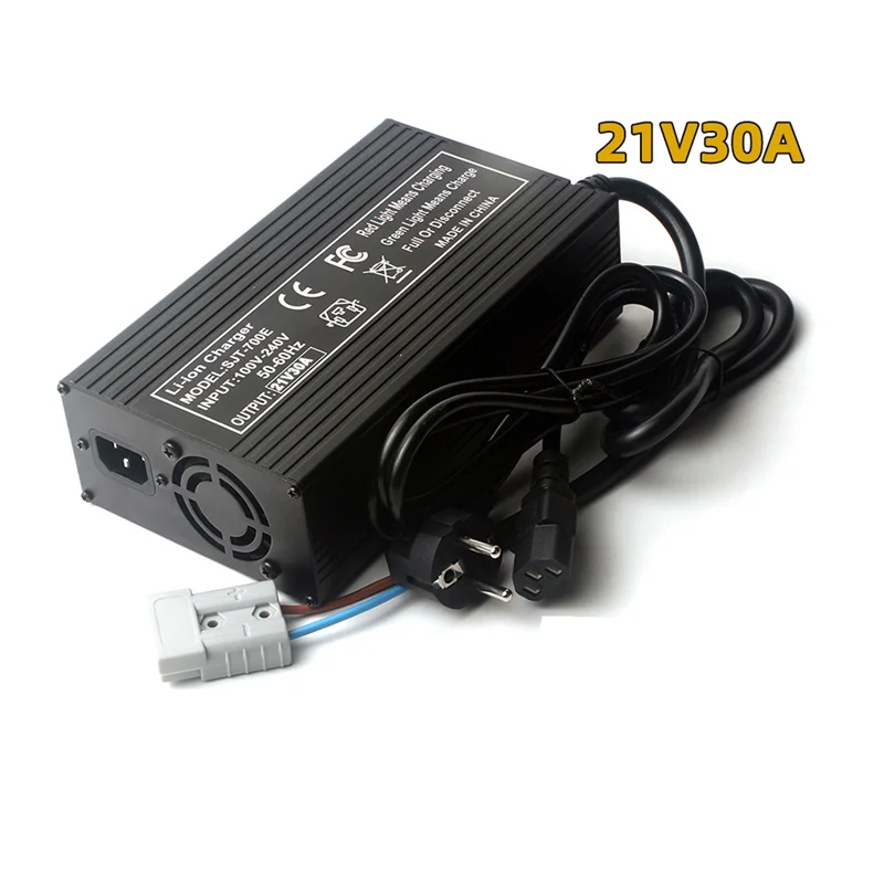 21V 30A Intelligentes Lithium-Li-Ionen-Schnellladegerät für 5S 18V 18,5V Lithium-Polymer-Akkupack XT90 XT60 Clip-Stecker