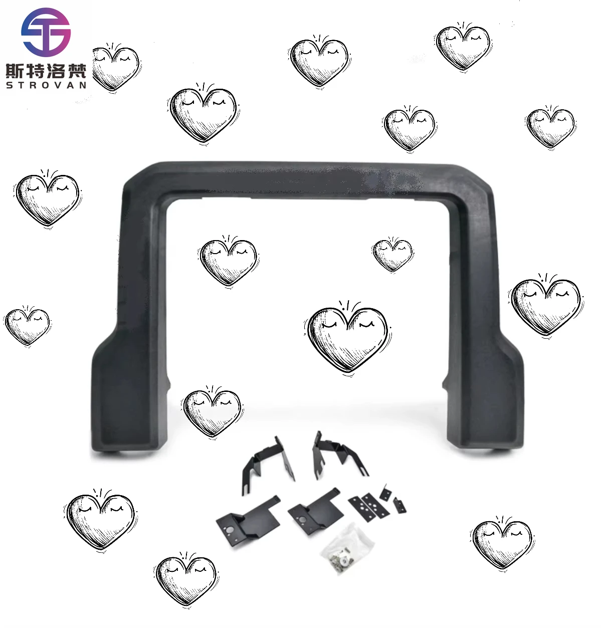 

FRONT BUMPER A FRAME PROTECTION BAR NUDGE BAR for LAND ROVER DEFENDER 90 110 130