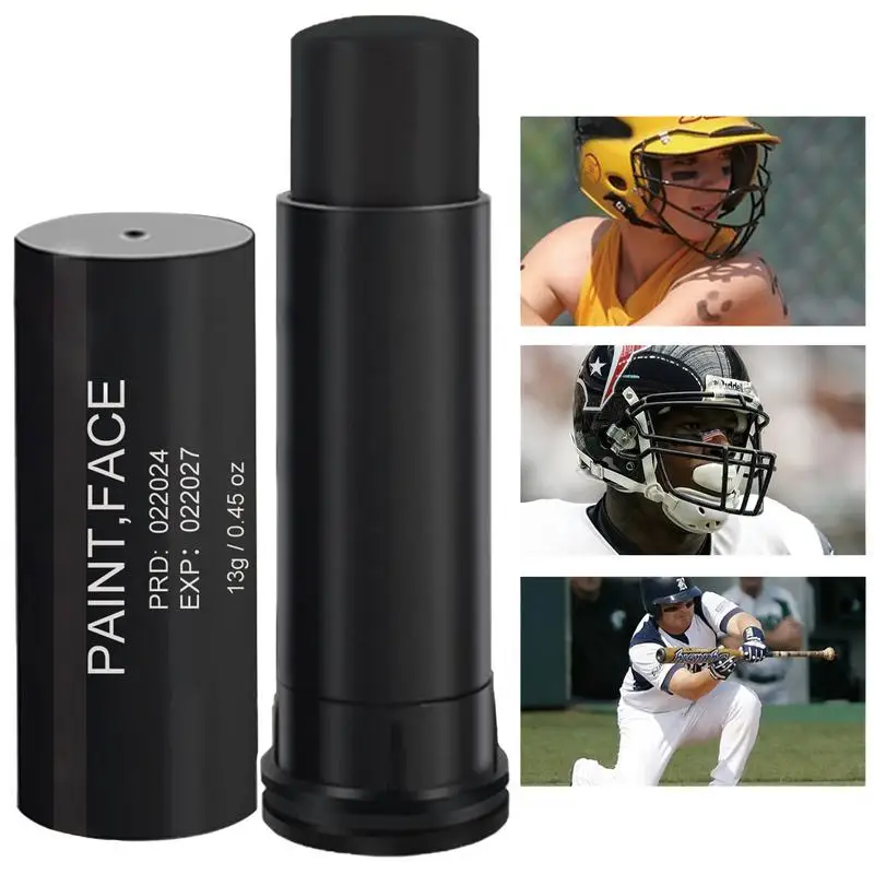 Softball Eye Black 13g Baseball Eye Black Face Print Professional Face Body Paint Long Lasting Black Face Paint Stick For Sports