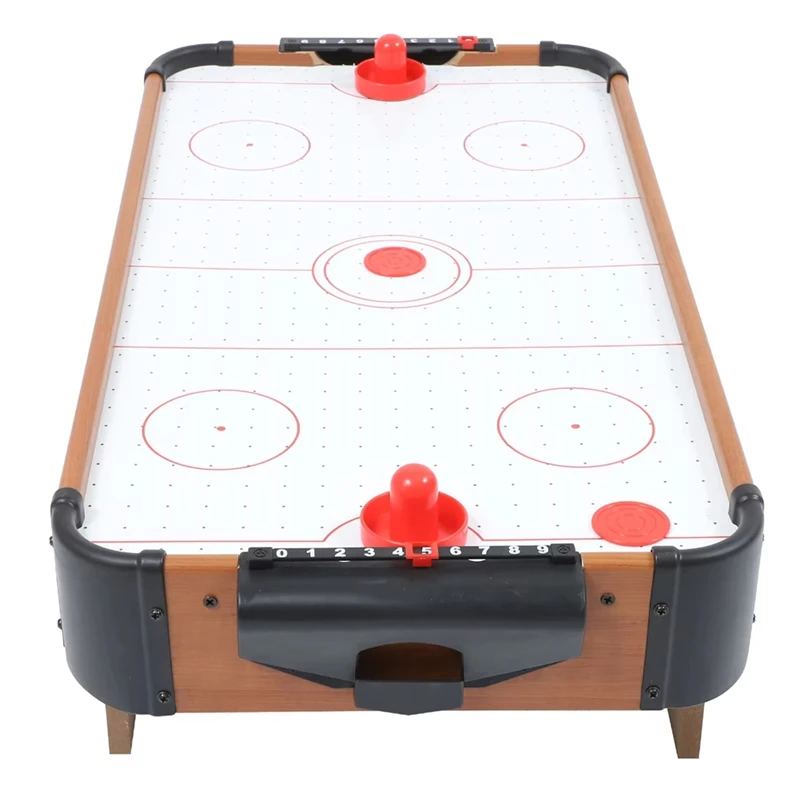 ABUM-mesa de Hockey sobre hielo, juguete de mesa de madera con competición para niños, Mini juego divertido, juego de Hockey sobre hielo para niños y adultos