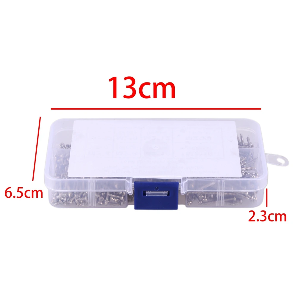 

SYW-200Pcs M3 Flat Head Self-Tapping Screws Assortment Set With 280Pcs M3 Hex Bolt Screw Nut Metric Machine Bolts