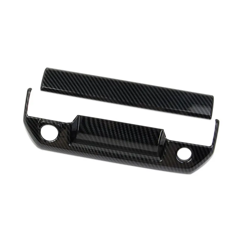 1 مجموعة لشروليه كولورادو جي إم سي كانيون 2023-2025 الخارجي الخلفي الجذع الباب الخلفي غطاء مقبض الباب الكسوة ABS الملحقات الواقية