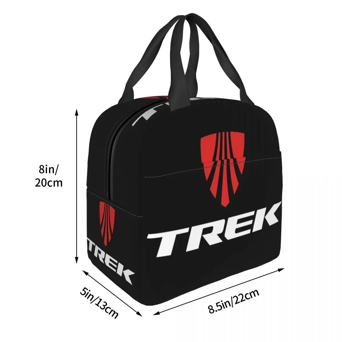 Trek Bike Logo Lunch Bags Insulated Bento Box Lunch Tote Leakproof Picnic Bags Cooler Thermal Bag for Woman Student Travel