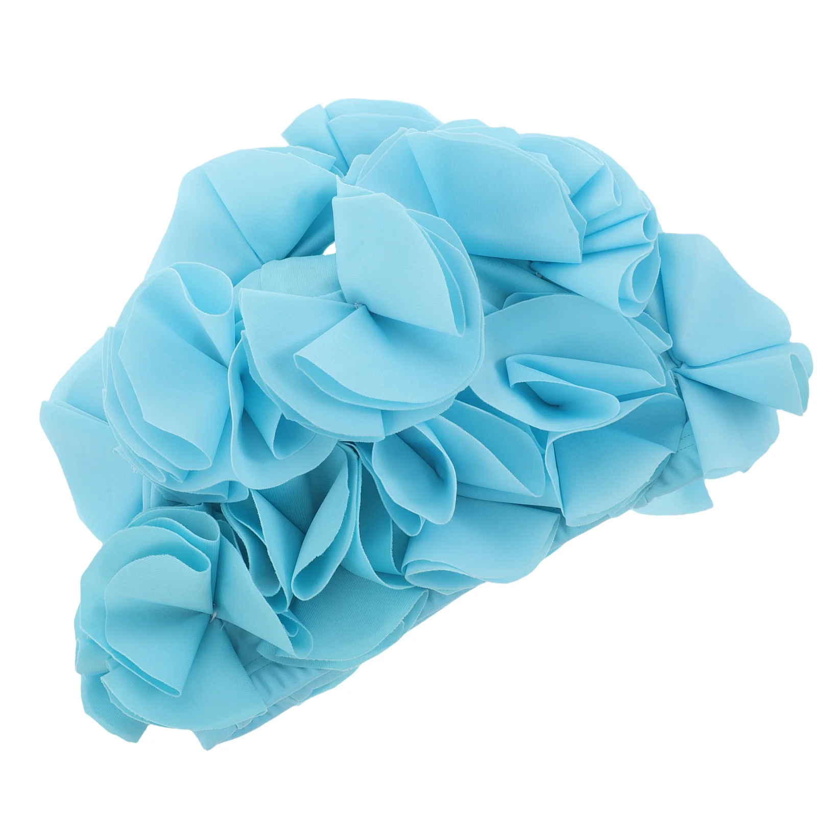 

Swimming Hat Women Floral 3D Flower Design Waterproof Wear-Resistant Swim Cap Long Hair Bathing Cap Pool Bathing Hat