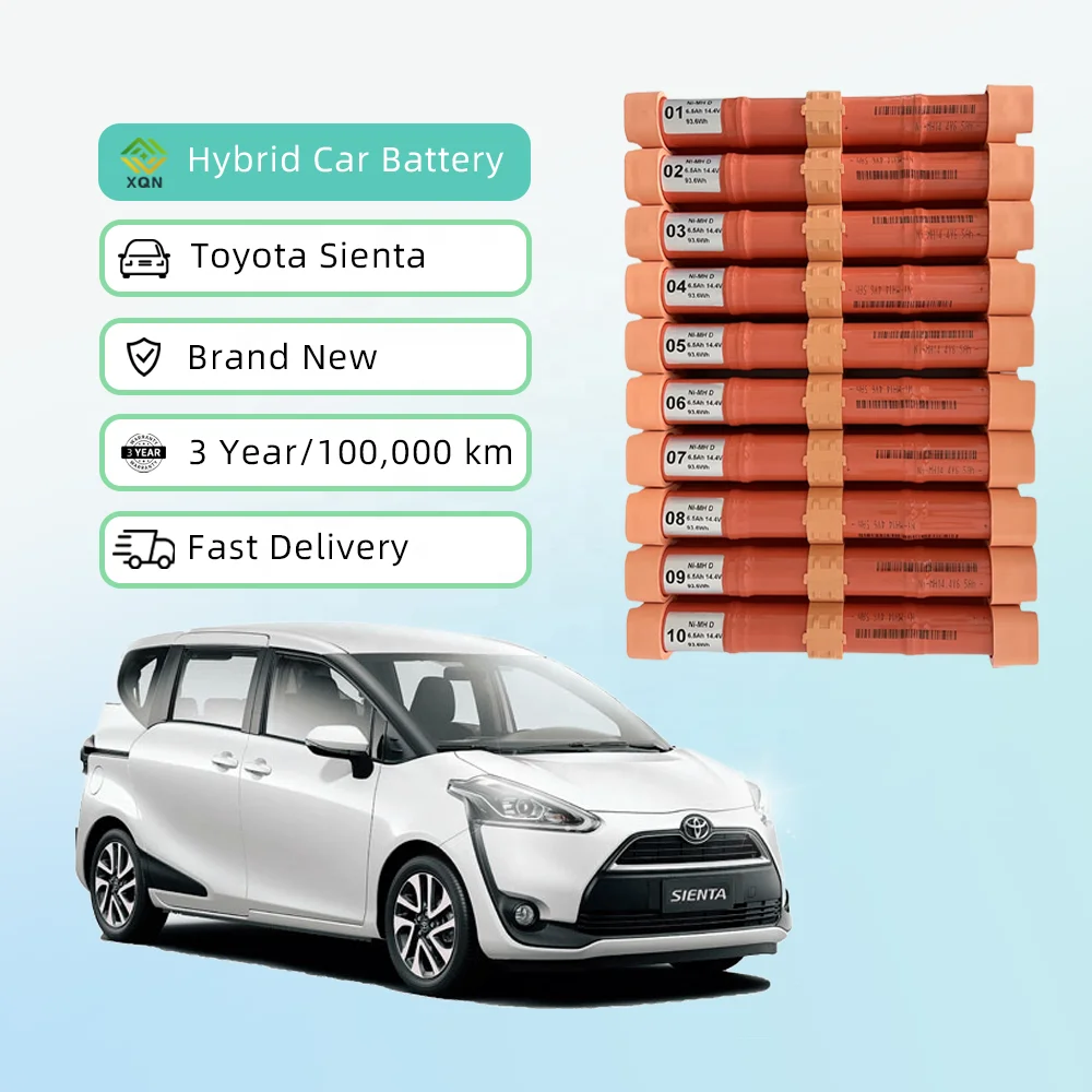 

NHP170 Factory Price 144V 6.5Ah NI-MH Hybrid Car Battery Replacement For Sienta 7-seater MPV 2014-2018 Cars Accessories