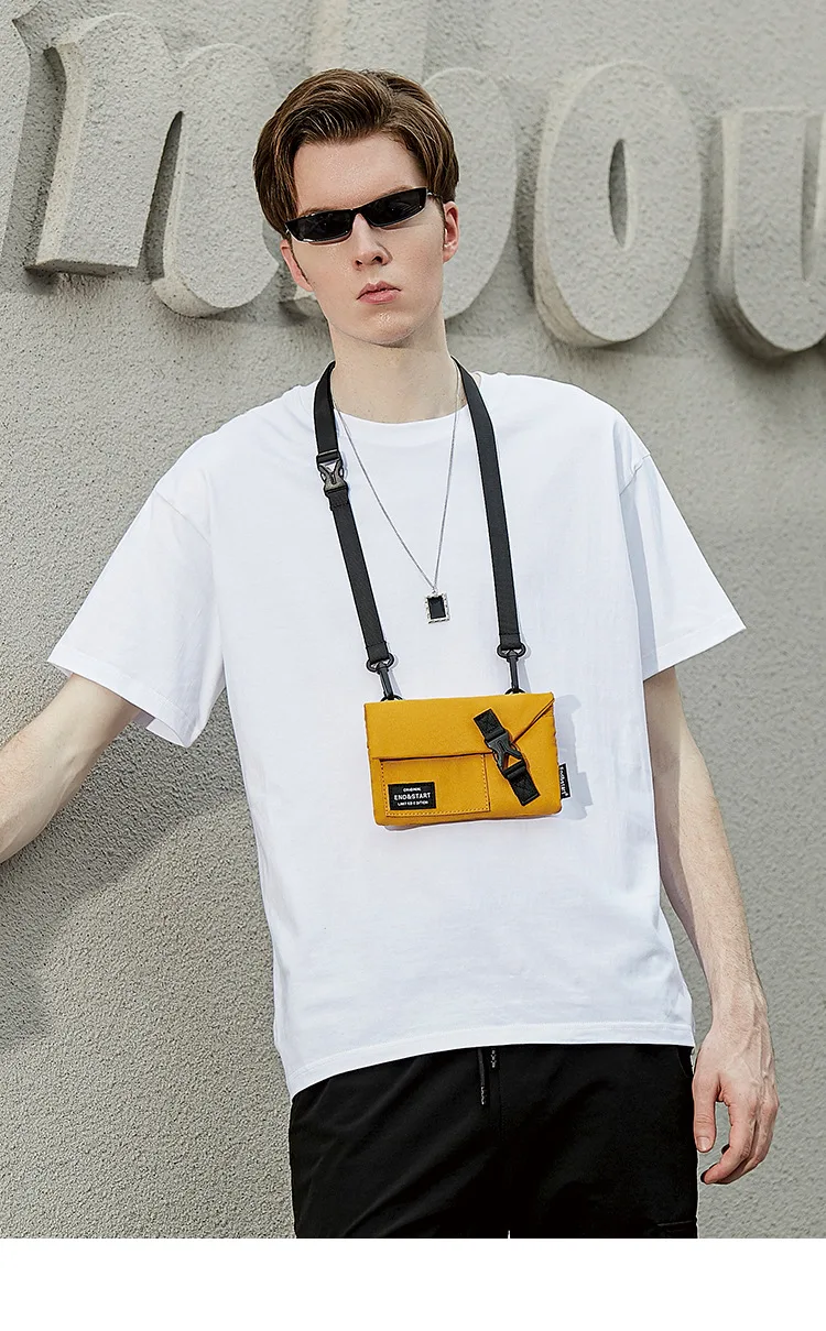 

Men's crossbody bags, mini lightweight mobile phone storage, Japanese-style casual crossbody small backpack Мужская сумка Bolsas