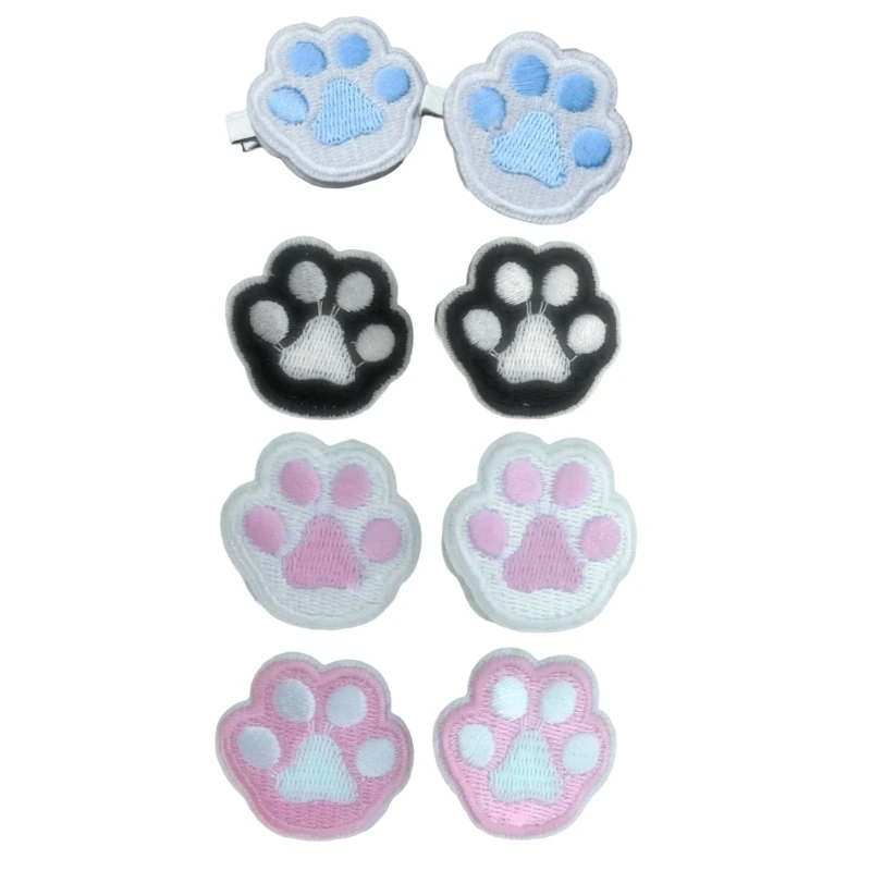 Popular Cats Paws Hairclip 2000s Punk Subculture Hair Clip Side Pin for Side Bangs Drop shipping