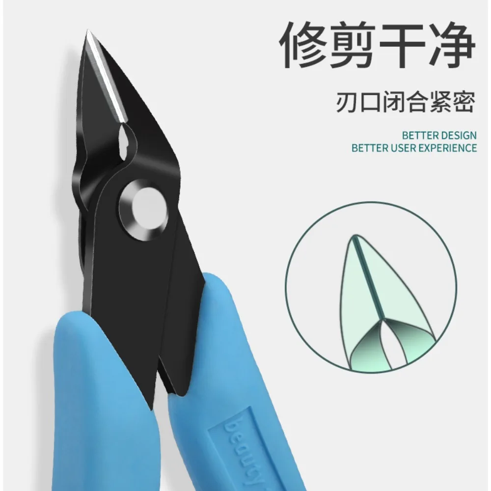 プロのマニキュアネイルラインストーン除去プライヤーヘビーデューティカッターネイルアンロードニッパー金属チェーンはさみネイルアートツール