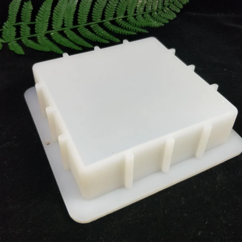 0.5L/1.1L/1.2L/1.4L Square Rendering Soap Silicone Mold Loaf Soap Making Mould Handmade Soap DIY Crafts Silicone Soap Decoration
