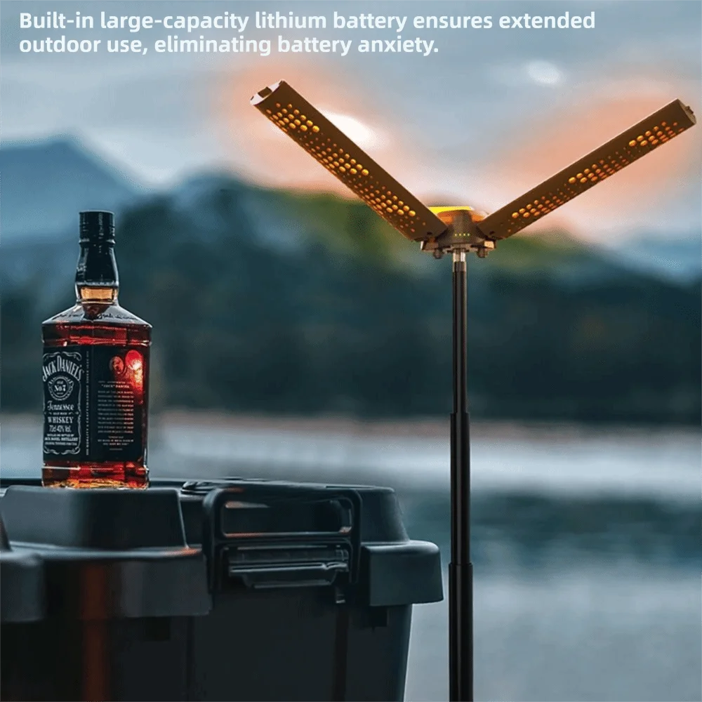 led-light-source-folding-camping-light-stepless-dimming-triangle-stand-base-portable-telescopic-lantern-multi-color-lighting