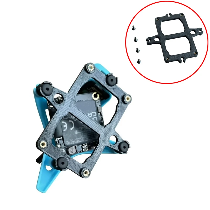 For BetaFPV O4 VTX Top Mount II Adapter Anti-Vibration Mount Plate Modified Parts Compatible with Pavo20 Pro/Meteor 65/75 Pro