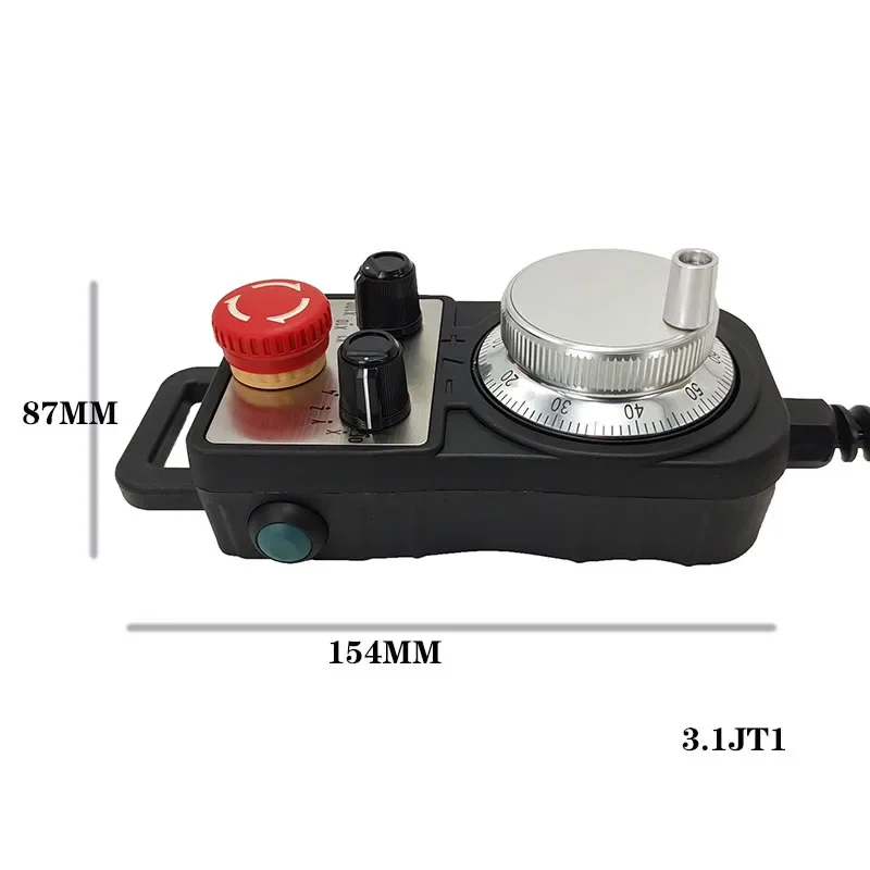 Cnc Pulse Generator Emergency Stop Enable Button Mpg JMPG14 Four-axis Electronic Electronic Hand Wheel Pulse Generator