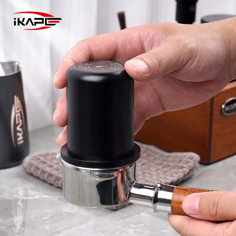 IKAPE Espresso Dosing Cup, Compatible with All the 51-58MM Portafilters, Espresso Coffee Accessory, Made of Aluminum