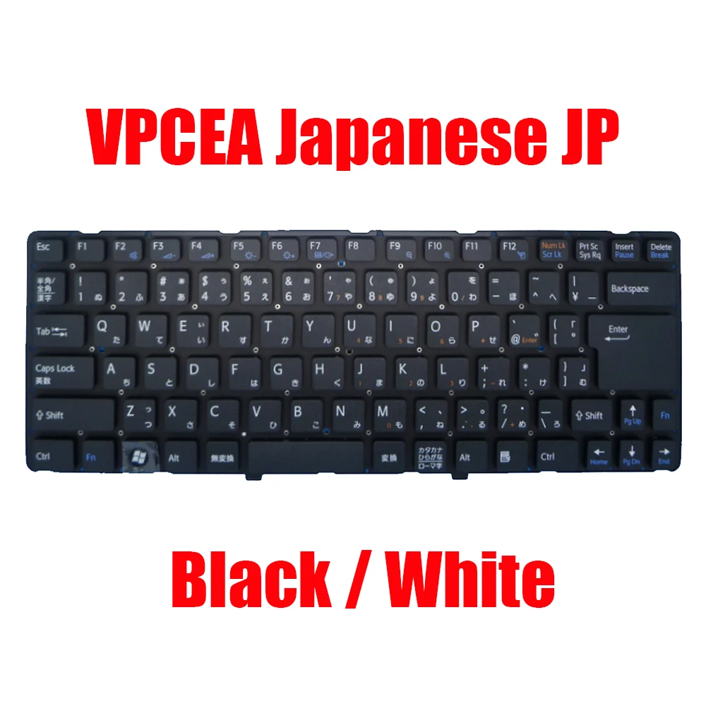 

Japanese JP Laptop Keyboard For SONY VPCEA VPC-EA V081678D V081678F JP 148792011 550102L02-203-G 148792411 V080678D-JP New