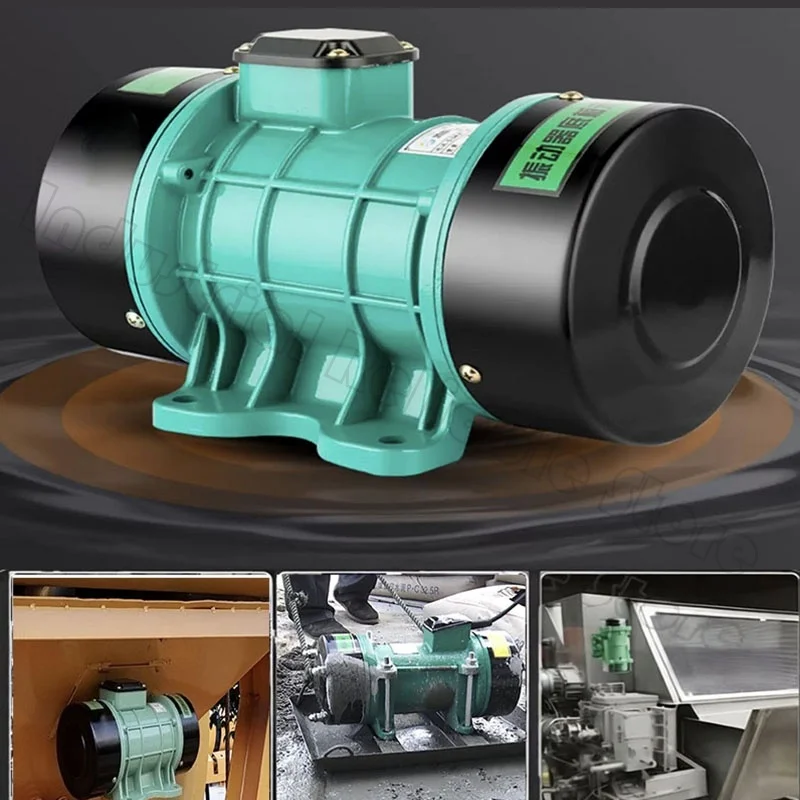 Industrial Vibration Motor 250W 370W 550W 750W 1.1KW 2.2KW 220V-380V Single/3-Phase for Hopper Feeder Concrete Mixer Sieve