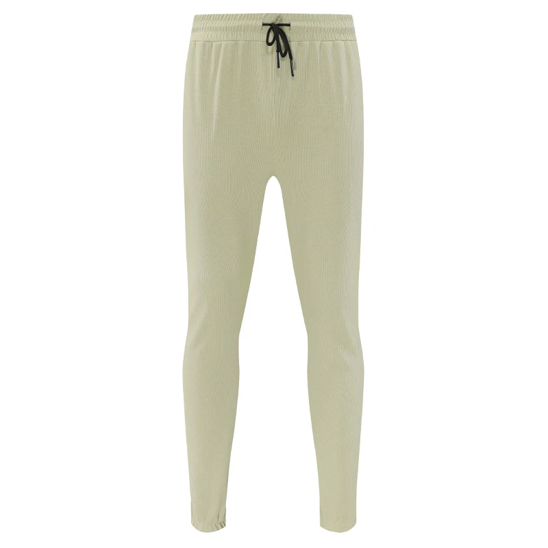 Breathable Gym Sweatpants Men Running Quick Drying Drawstring Straight Leg Pants Training Jogging Sports Bodybuilding Trousers
