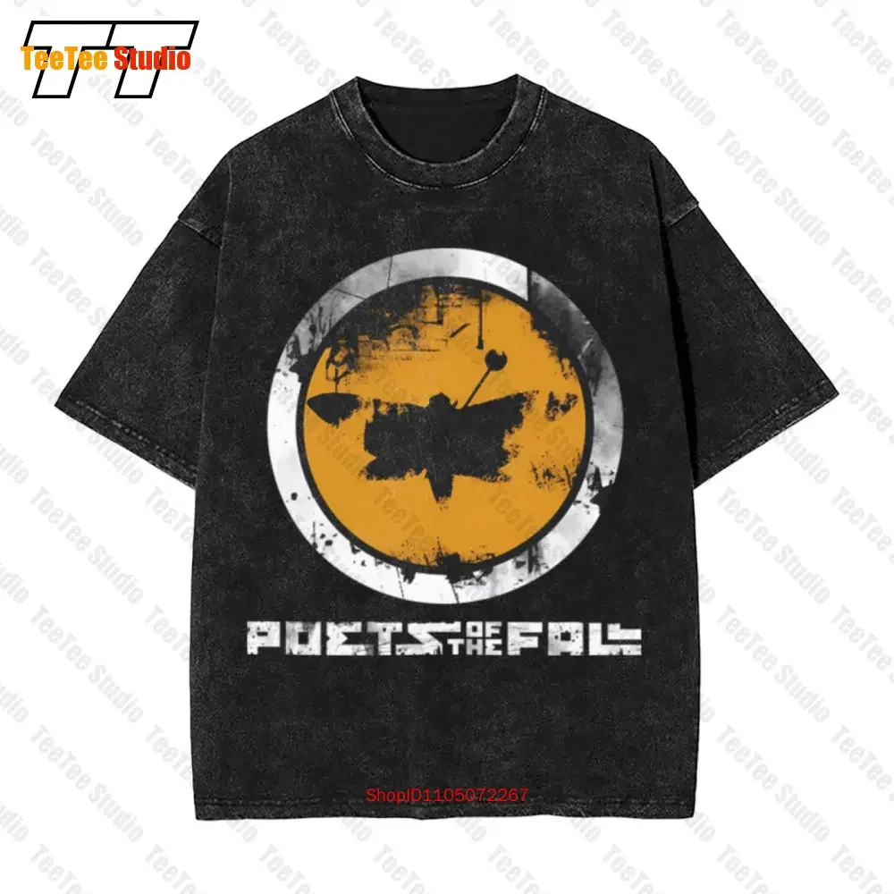 

Винтажная футболка большого размера с логотипом Poets Of The Fall, мужская и женская 3IW5