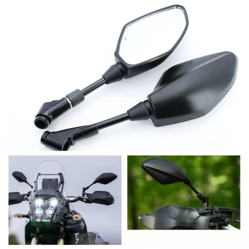 E9 Rearview Mirrors For YAMAHA MT07 MT09/Tracer 900/9/GT Tenere 700 MT10 MT03 MT25 MT01 MT 07 Motorcycle Rear View Mirror Side