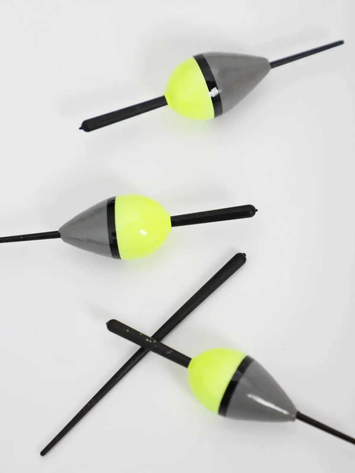 FREE FISHER 10 pièces/lot Flotteurs de pêche lumineux, flotteurs de 8 cm, collection de flotteurs en liège, flotteurs en bois de paulownia, flotteurs en plastique, flotteurs en bois, flotteurs en