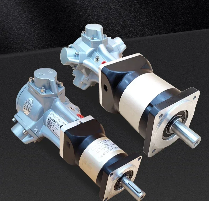 محرك هوائي HS010 مع مخفض كوكبي، سرعة منخفضة، عزم دوران عالي، مقاوم للانفجار، تنظيم السرعة بدون خطوات