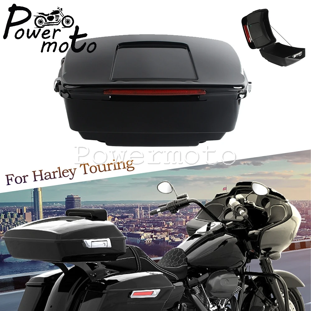 For Harley Touring FLHT FLHR FLHX FLHXS FLTRX FLTRXS FLHXSE FLHRSE6 Road King 2014-Up Motorcycle Tour Trunk Pack Topbox Top Box