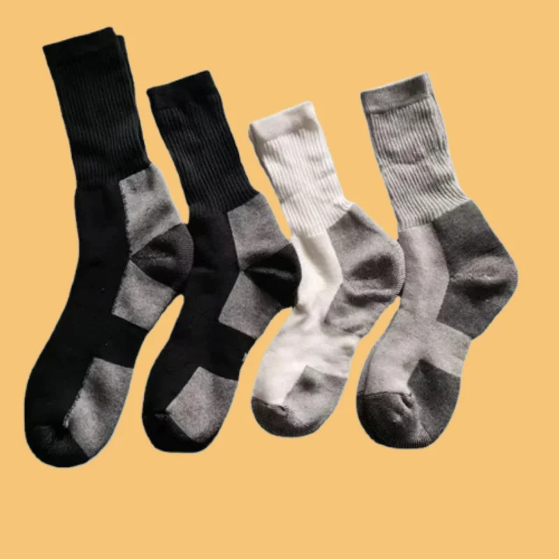 

4/8 Pairs Warm Terry Socks Outdoor Sports Socks Sweat-absorbing And Shock-absorbing 2024 New Fashion Thickened Mountain Socks