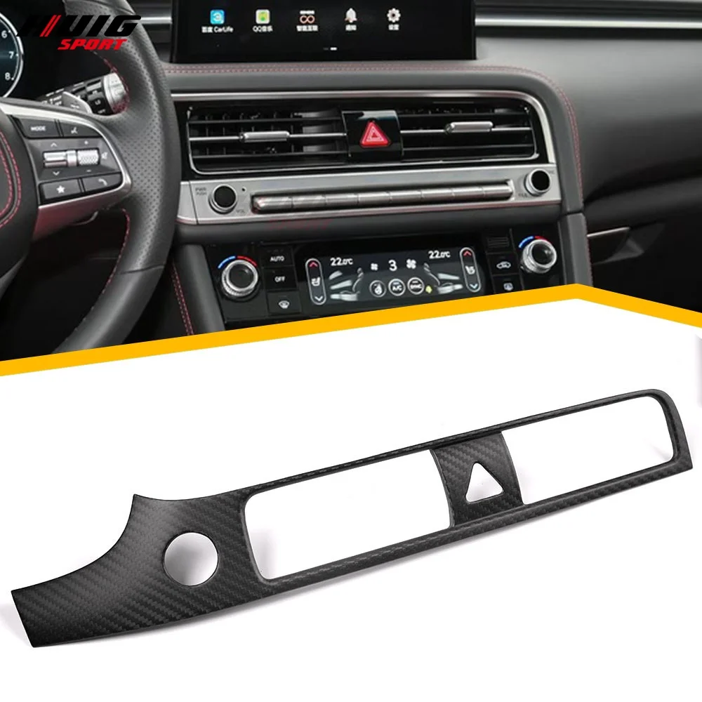 

Матовая внутренняя крышка вентиляционного отверстия автомобиля, накладка для Genesis G70 2023 2024 2025, центральная свежая решетка вентилятора, защитное украшение