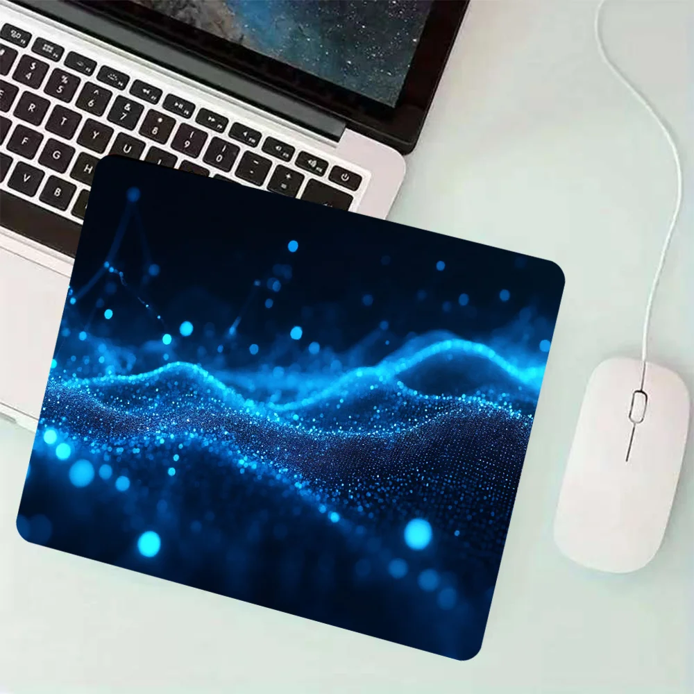 

Tech-patterned and fun mouse pad features a multi-functional and practical design, suitable for gaming, office work and travel
