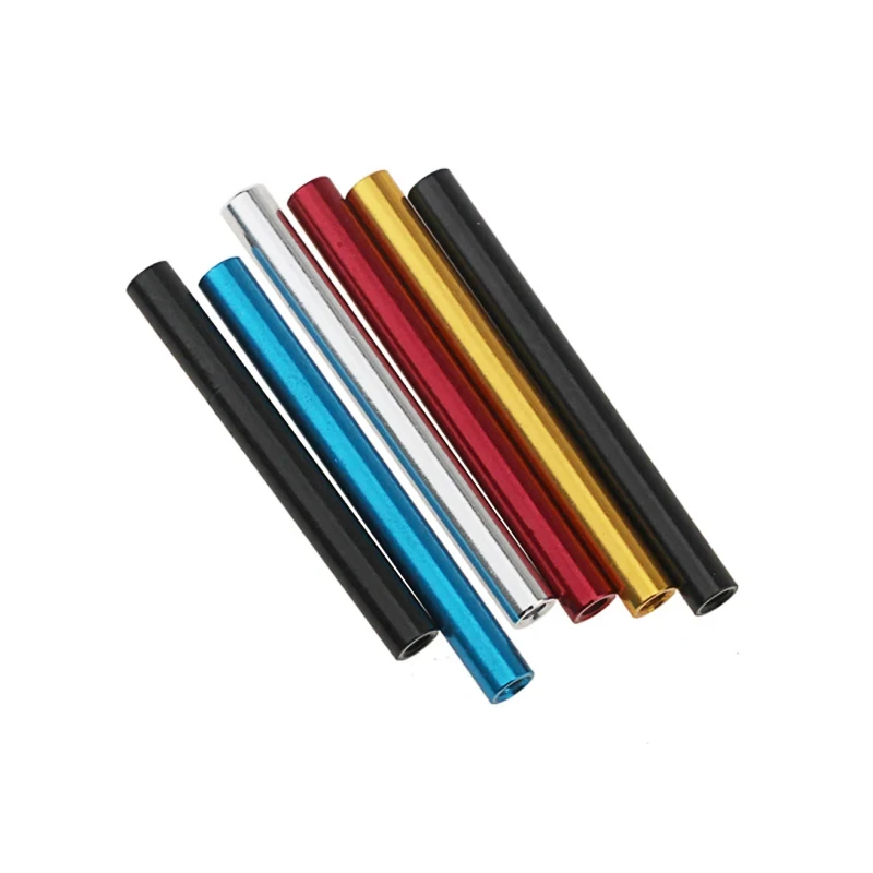 5Pcs M3 Aluminum Alloy Column Threaded Sleeve Rod Stud Round Connector Standoff Nut Drone Accessory Nuts L=6mm-100mm
