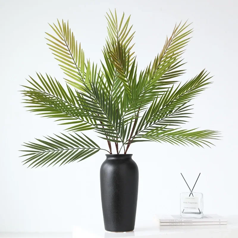 93CM Long Branch Palm Leaf Artificial Plant Field Landscape Outdoor Green Plant Accessories Photography Props