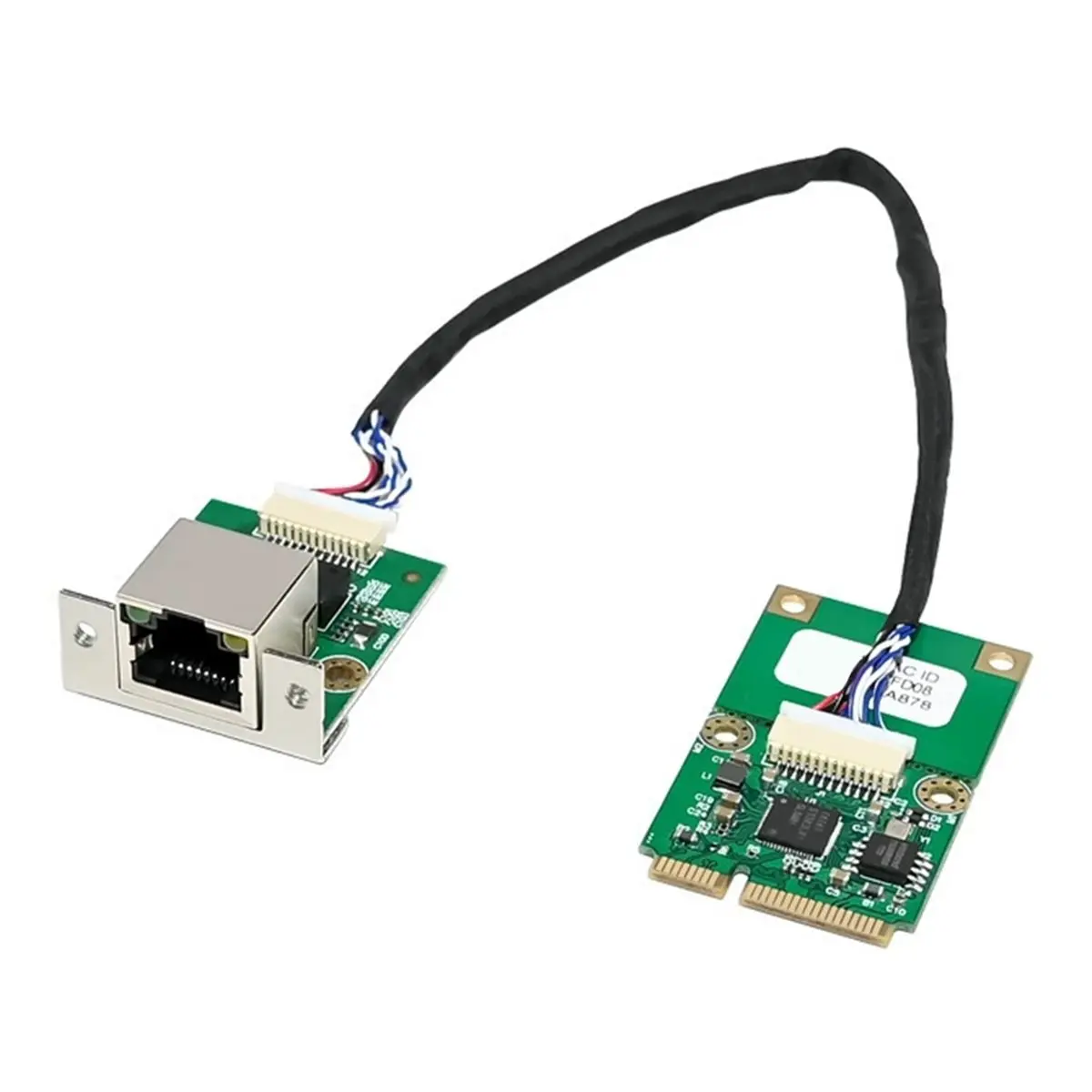 [AC18 Digital]/Mini PCIE Key to 2.5G Ethernet Network Card I226V Chipset, 10/100/1000/2500 Mbps RJ45 Port