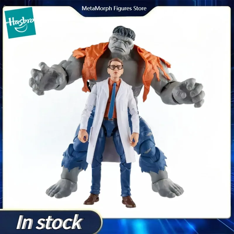 

Original Hasbro Marvel Legends Series Gray Hulk OR Bruce Banner Avengers 60th Anniversary Action Figure Model Toys Collection