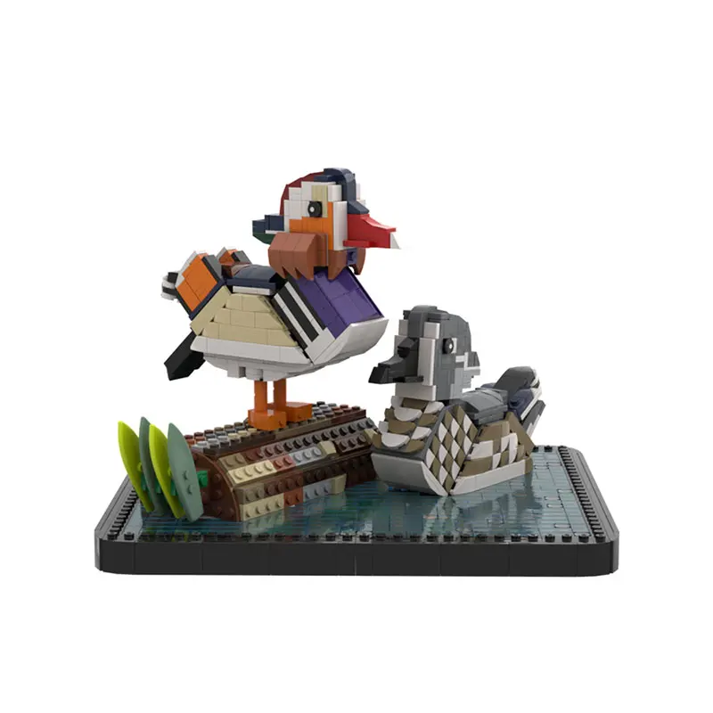 

Spot MOC-235742 1514pcs animal DIY small particle assembly building block puzzle toy model gift set ornaments