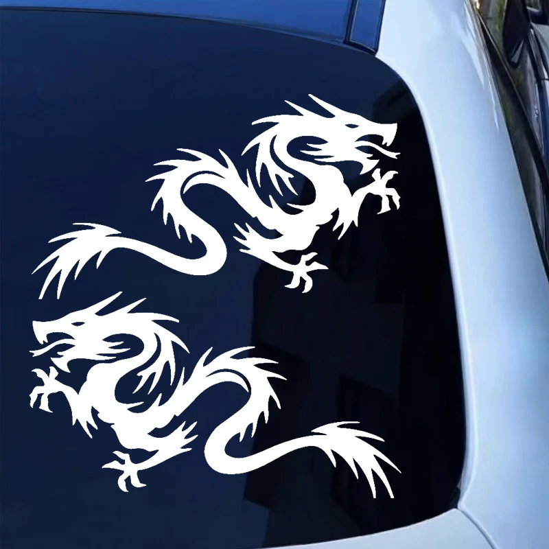 

25*14cm Tribal dragon funny car sticker vinyl decal for auto car stickers styling