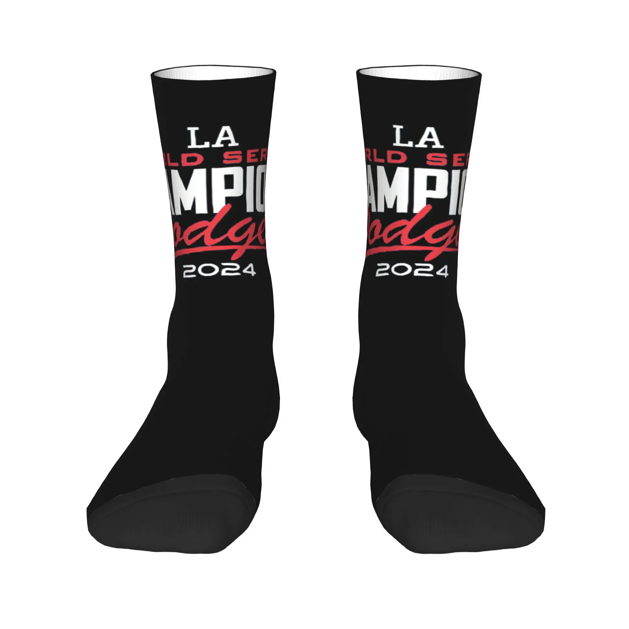 

Носки World Champs Dodgers, чулки высокого качества в стиле Харадзюку, всесезонные длинные носки, аксессуары для мужчин и женщин, подарок на день рождения