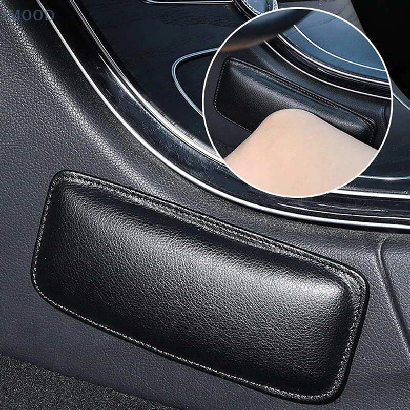 PU Leather Car Leg Knee Cushions Elbow Pad Auto Door Center Control Armrest Soft Pad Car Interior Leg Knee Thigh Support Cushion