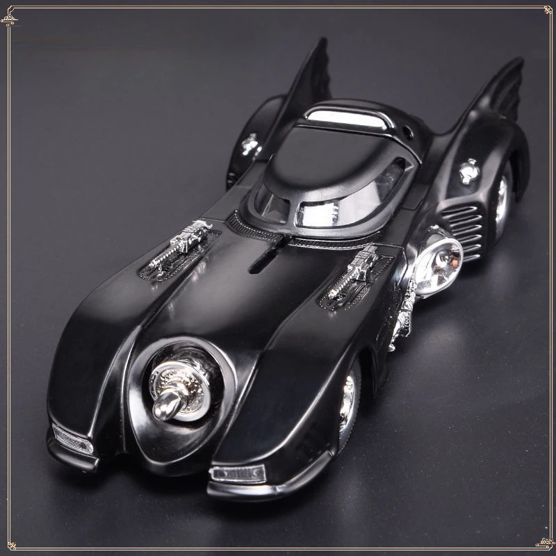 

New alloy Batmobile sound, light and rebound retro simulation sports car, children's and boys' toy car, vintage car model