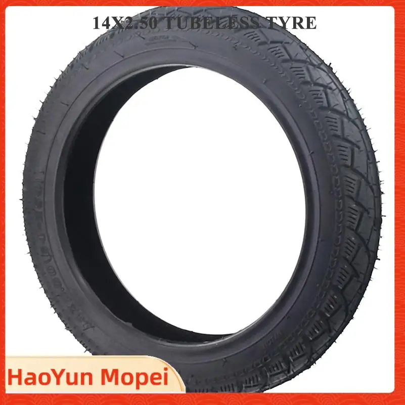 

Высококачественная 14-дюймовая бескамерная мотоциклетная шина шириной 2.50, надувная вакуумная шина для замены.