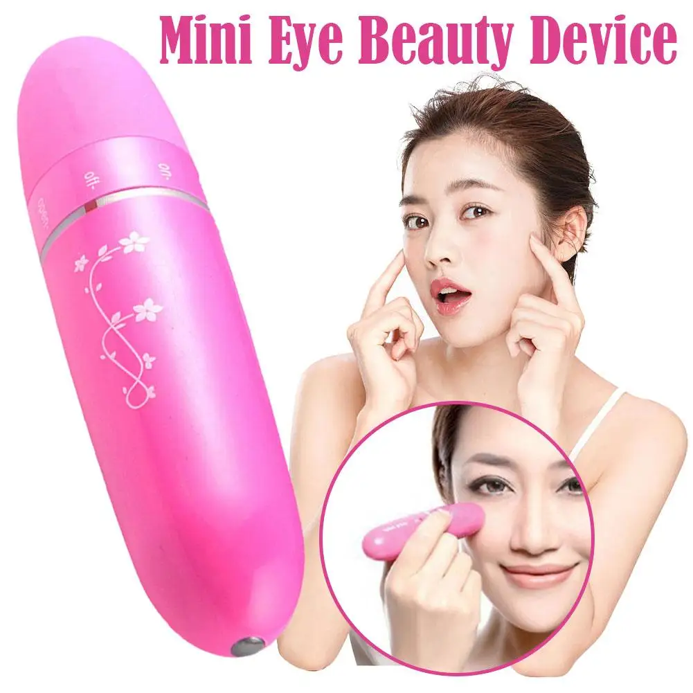 Mini Ohio eur Électrique pour les Yeux, Appareil de Vibration pour le Visage, Élimination des Vaches Foncées, Anti-âge, Outils de Soins de la Peau, 1 Pièce