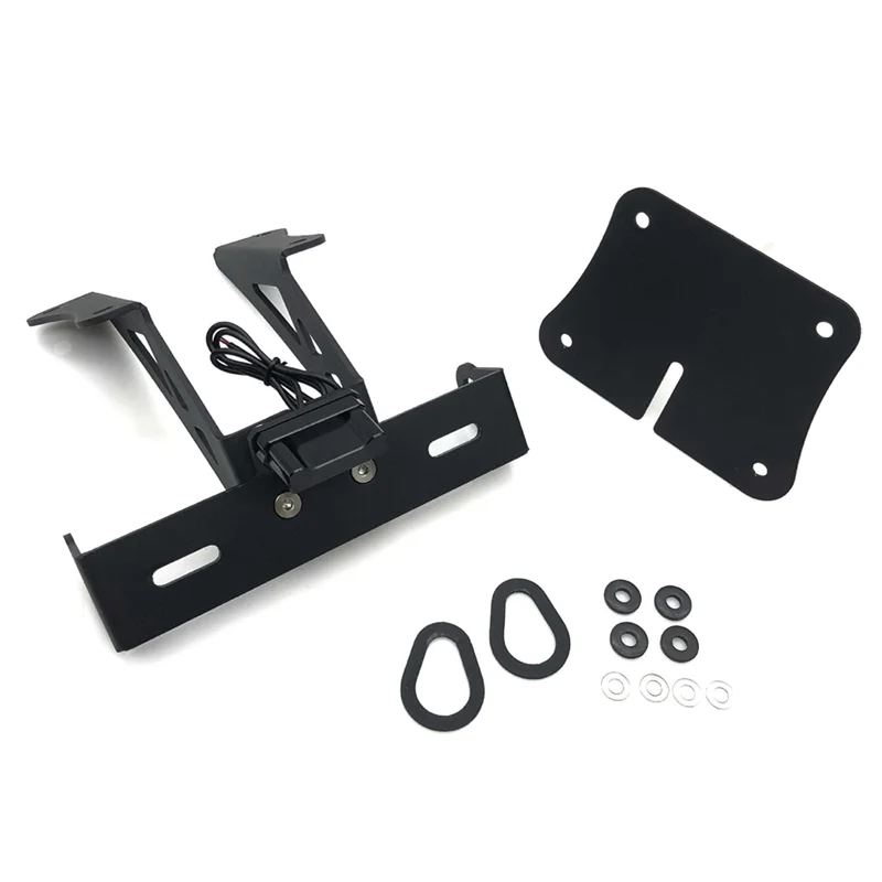 For YZF R25 R3 MT25 MT03 19-22 License Plate Holder Rear Tail Frame Eliminator Bracket Kit with LED Light