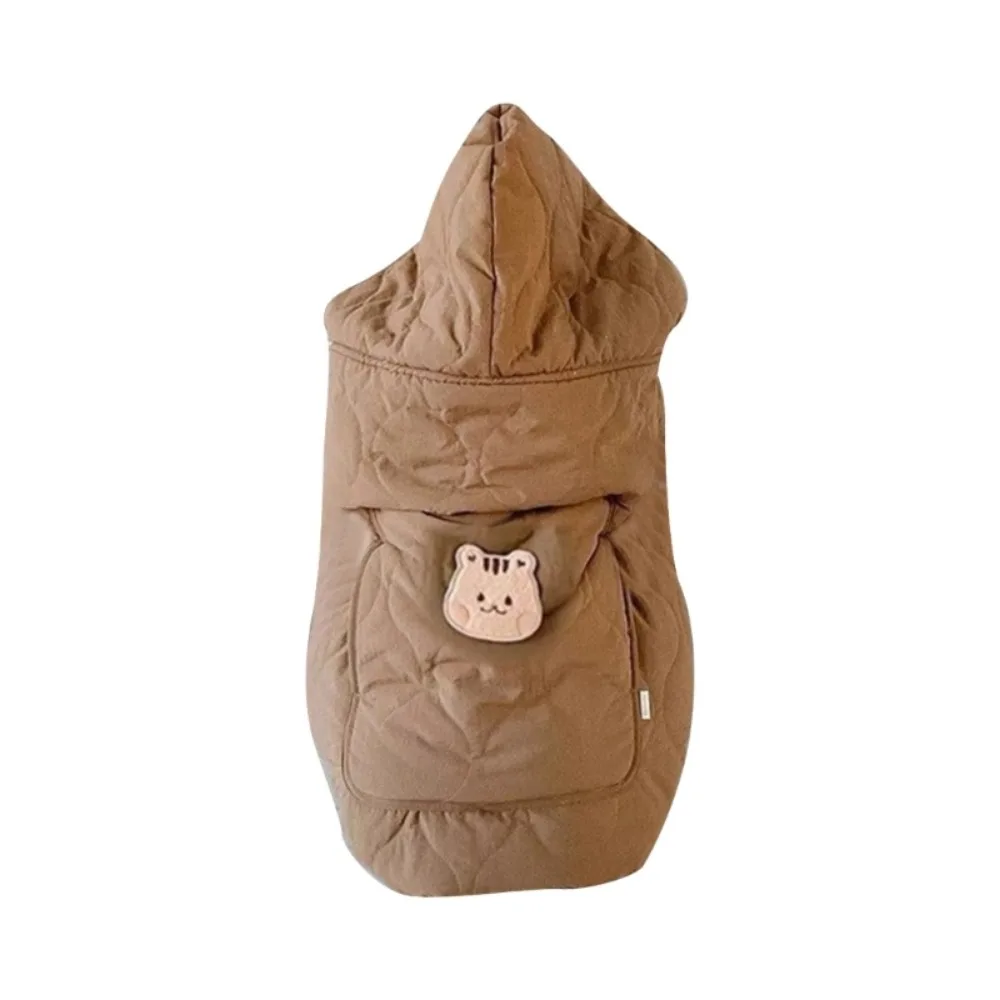 

Cartoon Bear Baby Stroller Blanket Windproof Thicken Toddler Trolley Cover Adjustable Waist Comfortable Infant Hooded Cloak