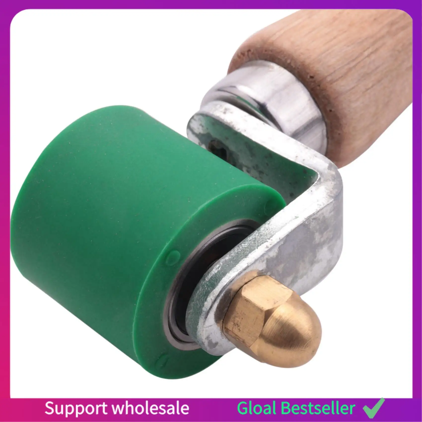 

A38M Hand Pressure Roller, 1.1 Inch Silicone Pressure Roller Roller Seam Roller For PVC/TPO/EPDM Roofing Tools Flooring Tools